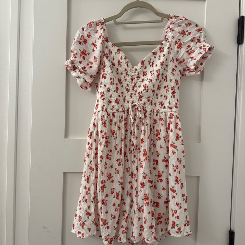 Vintage Hollister White and Floral Romper